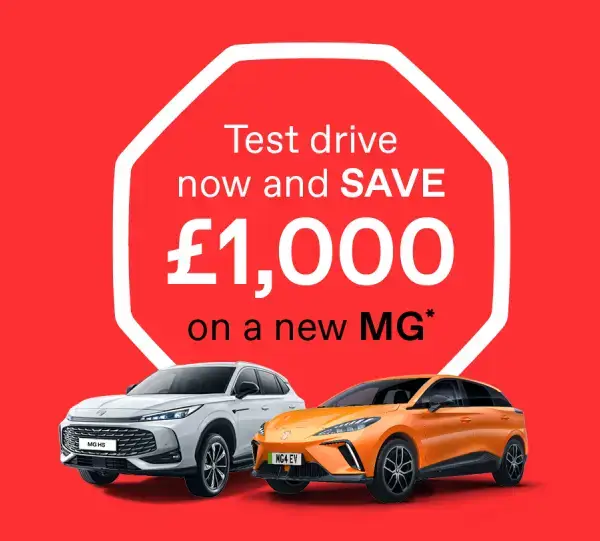 MG Test Drive Voucher